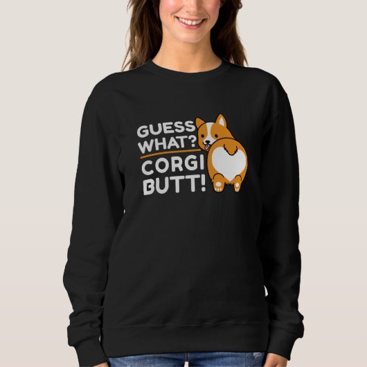 Cute Corgis - Grappig raad wat? Corgi Butt. Trui (Voorkant)