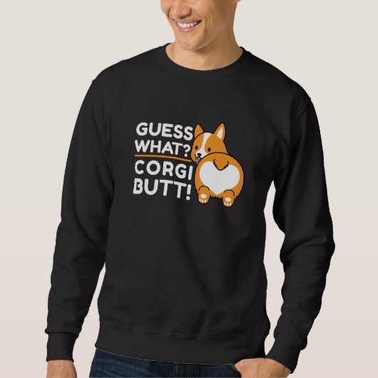 Cute Corgis - Grappig raad wat? Corgi Butt. Trui (Voorkant)