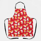 Cute Corgis in de keuken Pembroke Welsh Corgi Schort (Voorkant)