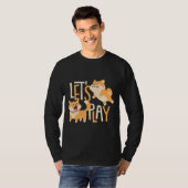 Cute Corgis laat spelen T-shirt (Voorkant volledig)