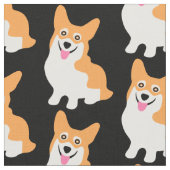 Cute Corgis van de Yard Stof (Close Up)