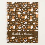Cute Corgis Welsh Corgi Dogs Funny Pattern Planner (Voorkant)