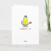 Cute Corn Love Confession For Someone Sweet Kaart (Achterkant)