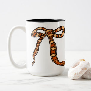 Cute Corn Snake Tweekleurige Koffiemok