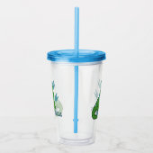 Cute Corythosaurus Acryl Drinkbeker (Rechts)