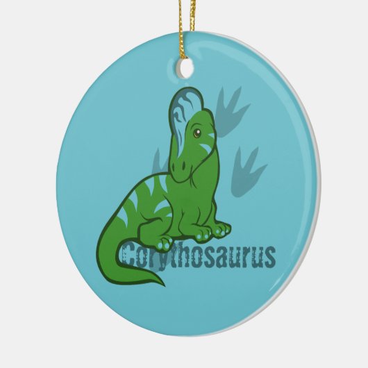 Cute Corythosaurus Keramisch Ornament (Links)