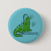 Cute Corythosaurus Ronde Button 5,7 Cm (Voorkant)