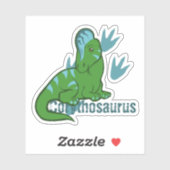 Cute Corythosaurus Sticker (Vel)