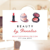 Cute Cosmetics Schoonheidsadviseur Raamsticker