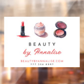Cute Cosmetics Schoonheidsadviseur Raamsticker (Vel 2)