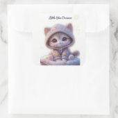 Cute Cosmic Cat Sticker (Tas)