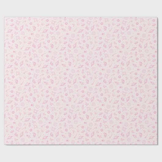 Cute Cosmic Pattern Cadeaupapier (Vlak)