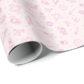 Cute Cosmic Pattern Cadeaupapier (Rol Hoek)
