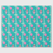 Cute Cosmonaut perfect om het cadeau te pakken. Cadeaupapier (Vlak)