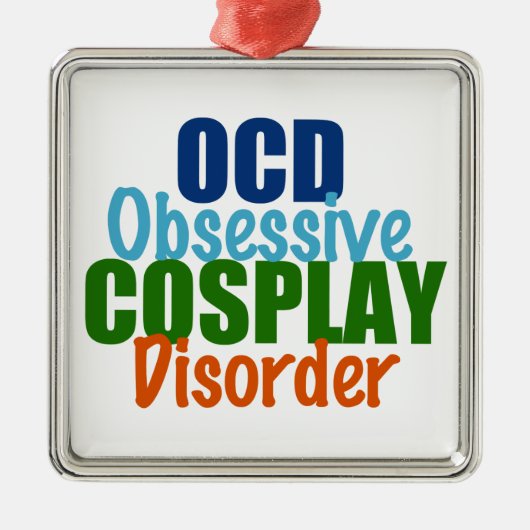 Cute Cosplay Metalen Ornament (Voorkant)