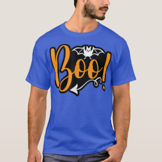Cute Costume Bat Gezegde Boo Ghost Spooky Bats Hal T-shirt
