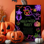 Cute Costume Halloween Feest Uitnodiging