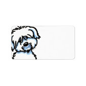 Cute Coton de Tulear Etiket (Voorkant)