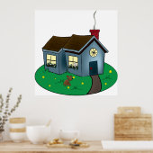 Cute Cottage Home Poster (Keuken)
