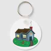 Cute Cottage Home Sleutelhanger (Achterkant)
