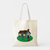 Cute Cottage Home Tote Bag (Achterkant)