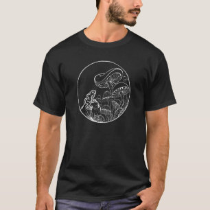 Cute Cottcore Aesthetisch Goblincore Frog en Mus T-shirt