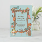 Cute Cottcore Aesthetische vogels en dieren Kaart (Staand voorkant)