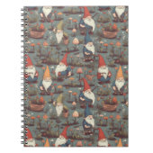 Cute Cottcore Gnome Garden Spiral Notitieboek (Voorkant)