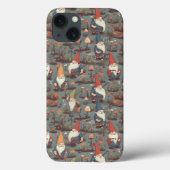 Cute Cottcore Gnome iPhone/iPad case (Achterkant)