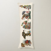 Cute Cottcore kerstpaddenstoel Kikker esthetisch Lichaamskussen (Voorkant Verticaal)