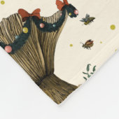 Cute Cottcore Merry Kerstmis Lover Fl. Fleece Deken (Hoek)