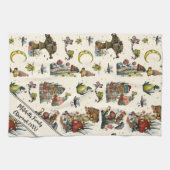 Cute Cottcore Merry-kerstroom Lover Ki Theedoek (Horizontaal)