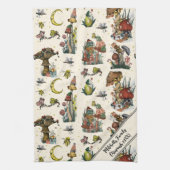 Cute Cottcore Merry-kerstroom Lover Ki Theedoek (Verticaal)