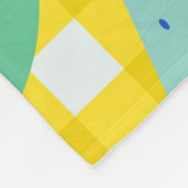 Cute Cottcore  Watermeloen Geel Pastma Fleece Deken (Hoek)