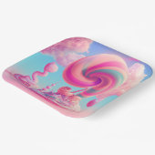 Cute Cotton Snoep Clouds Paper Bord (Gebogen)