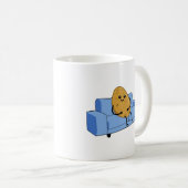Cute Couch Potato Koffiemok (Voorkant rechts)