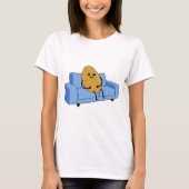 Cute Couch Potato T-Shirt (Voorkant)