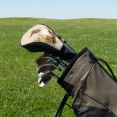 Cute Cougar Mountain Lion Cat Kitten Waterverf Golfheadcover (Insitu)