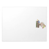 Cute Country Angel Watering Flowers Notitieblok (Voorkant)