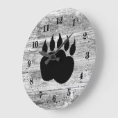 Cute country beer paw cabine grote klok (Hoek)