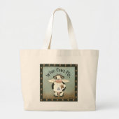 Cute Country Cow Lover Canvas tas (Voorkant)