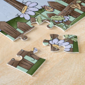 Cute Country Folk Art Afbeelding Legpuzzel (Zijkant)