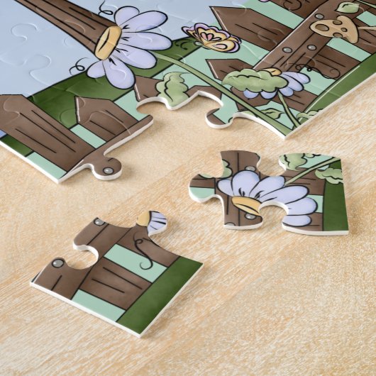 Cute Country Folk Art Afbeelding Legpuzzel (Zijkant)