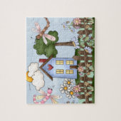 Cute Country Folk Art Afbeelding Legpuzzel (Verticaal)