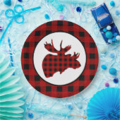 Cute Country Glyse head Papieren Bordje (Feest)