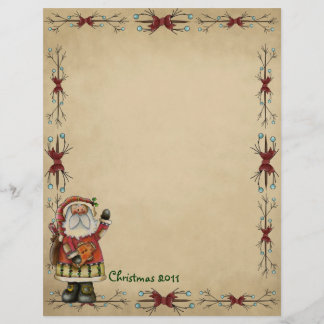 Cute Country Kerstmis Letterhead