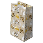 Cute Country koe tik Patroon Klein Cadeauzakje (Achterkant Gekanteld)