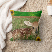 Cute Country Living Deer Throw Pillow Kussen (Deken)