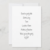 Cute Country Red Gingham Controleert Baby shower Kaart (Achterkant)