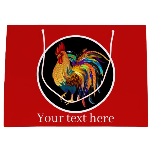 Cute Country Roster Groot Cadeauzakje (Voorkant)